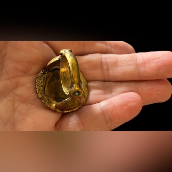 Boutique 2Pc Stunning Turquoise Ring & Bracelet Set - Picture 4 of 7